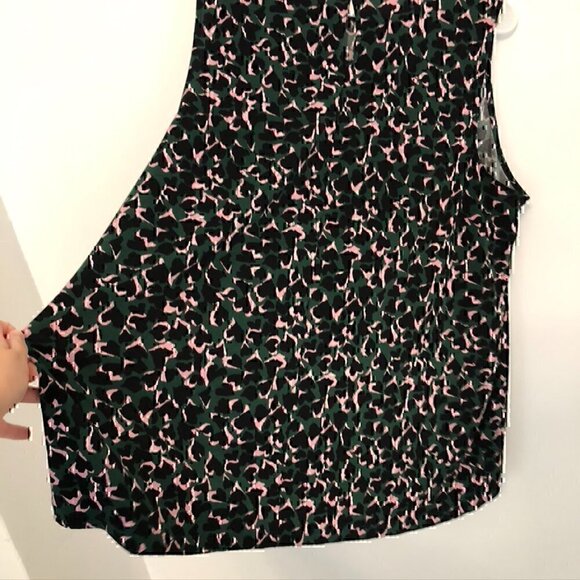 41 HAWTHORN STITCH FIX Plus Size Baneberry Crew Neck Knit Top Heart Leopard Tank - Picture 12 of 12